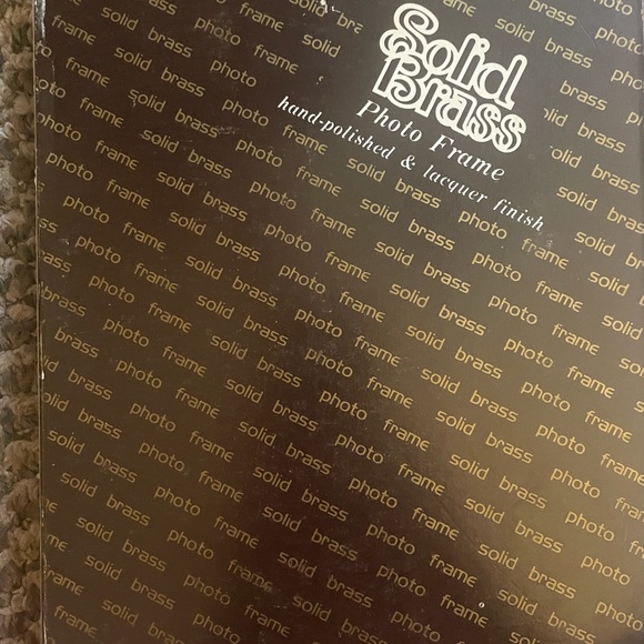 Photo Frame, Solid Brass, ornate design, Art Deco, Contemporary, BOHO, Vintage - Picture 7 of 10